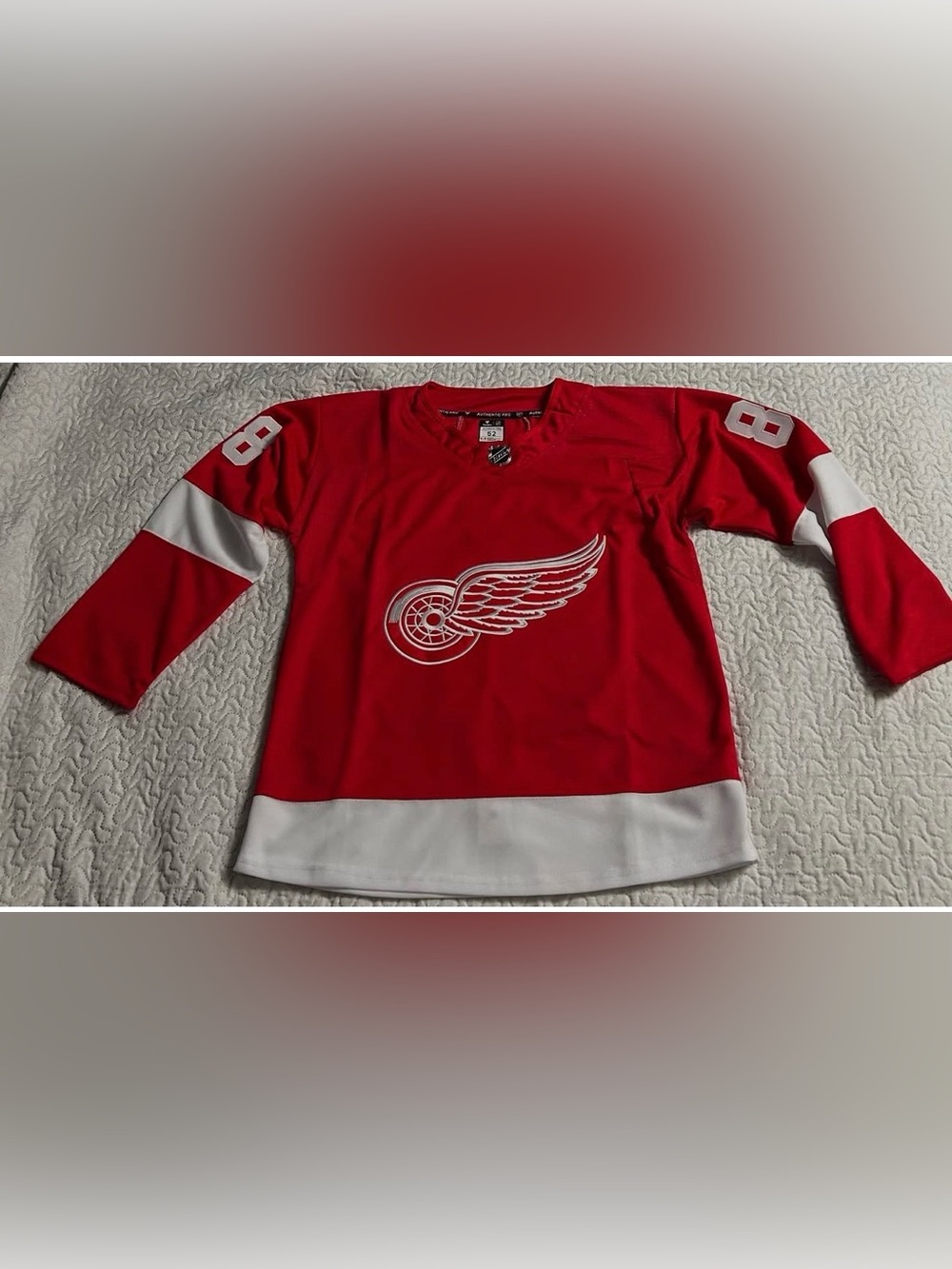 Detroit Red Wings  Red Hockey Jersey - #88